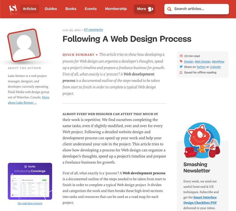 Following A Web Design Process